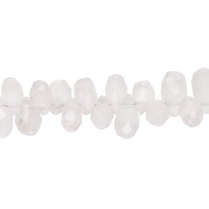 Rose quartz 1pkg1, hand-cut top-drilled faceted teardrop bead natural 13 inch 7x4mm-14x5mm