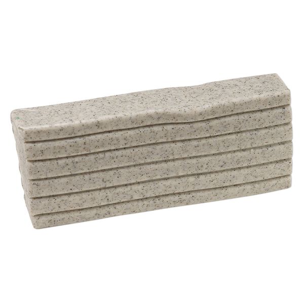 Polymer clay, Sculpey® PREMO, grey granite. Sold per 8-ounce bar. image number 0
