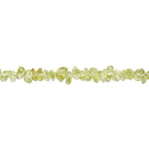 Peridot 1pkg1, chip bead natural 18 inch mini