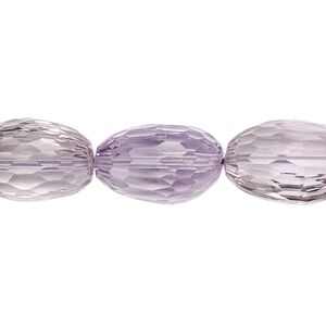 Lavender amethyst 1pkg10, hand-faceted nugget bead graduated 16x10mm-21x14mm