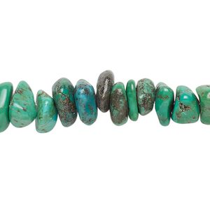 Turquoise 1pkg1, chip bead 15.5-16 inch large