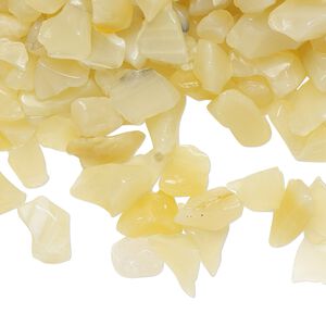 Yellow opal 1pkg1, undrilled inlay chip natural 2 oz mini