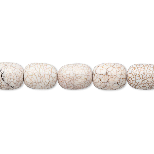 Magnesite 1pkg1, barrel bead B- grade, 15 inch 18x14mm-20x15mm image number 0