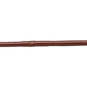 Bead, "pipestone" (imitation) (plastic), 2-3mm heishi. Sold per 22-inch strand.