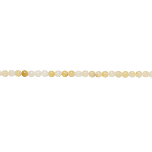 Golden "jade" (quartz) 1pkg1, round bead, 15 inch 6-7mm image number 1