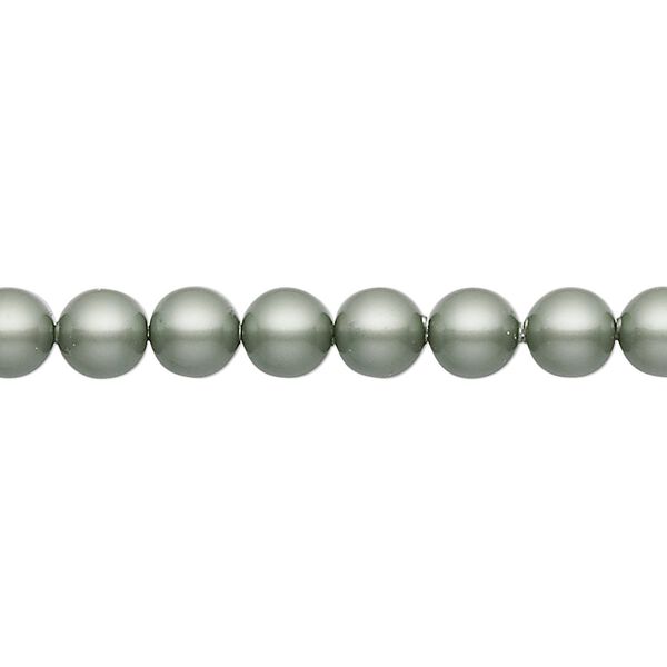 Pearl 50pk powder green, Crystal Passions® 6mm round 5810 image number 0