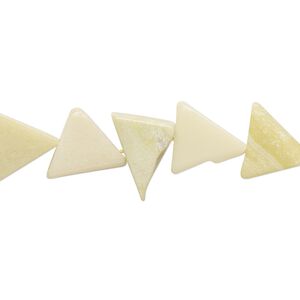 Peridot "jasper" 1pkg1, hand-cut flat triangle bead natural 13 inch 10x10x9mm-14x14x13mm