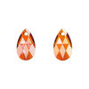 Drop 1pkg2 Persian red TCF&trade;, Crystal Passions&reg; 16x9mm pendant pear 6106 image number 0