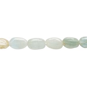 Multi-beryl 1pkg1, hand-cut puffed oval bead 14 inch 7x5mm-10x6mm