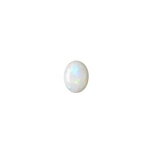 Opal 1pkg1, calibrated oval cab natural 8x6mm