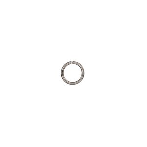 Jump ring, stainless steel, 7mm round, 5.5mm inside diameter. 20 gauge. Sold per pkg of 500.