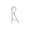 Bail, JBB Findings, ice-pick, antiqued sterling silver, 26x9mm double curve design with loop, 8.5mm grip length. Sold individually. image number 1