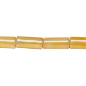 Red agate 1pkg1, round tube bead, 15 inch 13x6mm-14x7mm