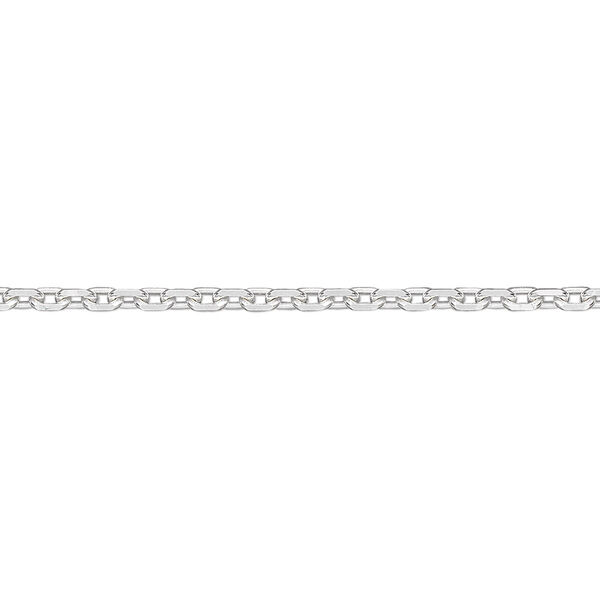 Chain, sterling silver, 2.3mm cable. Sold per pkg of 5 feet. image number 0