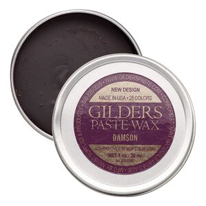 Wax paste, Gilders Paste®, pkg/1-ounce tin, damson.