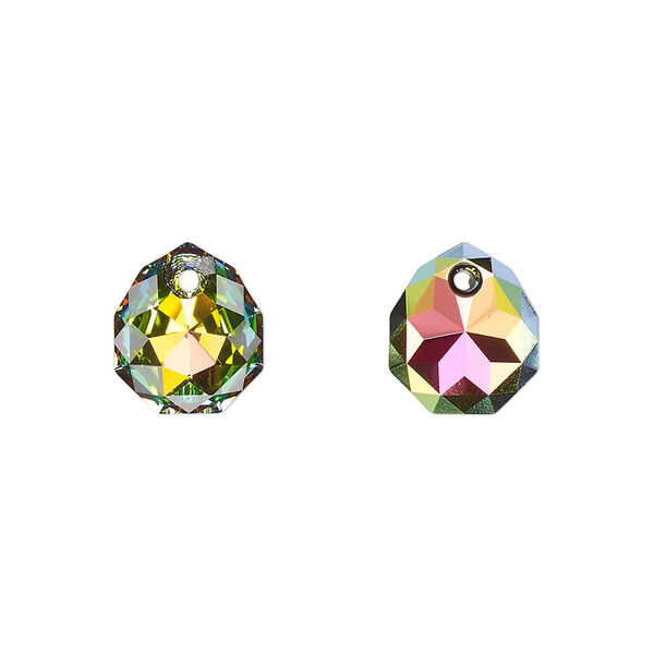Drop 48pk crystal vitrail medium, Swarovski® 11.5x10mm pendant majestic 6436 image number 0
