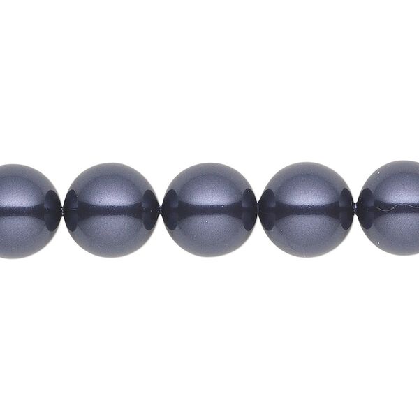 Pearl 25pk dark purple, Crystal Passions® 10mm round 5810 image number 0