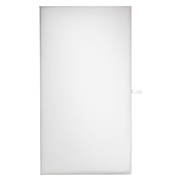 Display pad, leatherette, white, 14 x 7-1/2 x 1/4 inches. Sold individually. image number 0