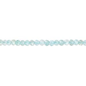 Apatite 1pkg1, faceted rondelle bead natural 15.5-16 inch 3x2mm