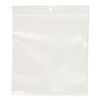Bag, Tite-Lip™, plastic, clear, 4x4-inch top zip with top hole. Sold per pkg of 100. image number 1