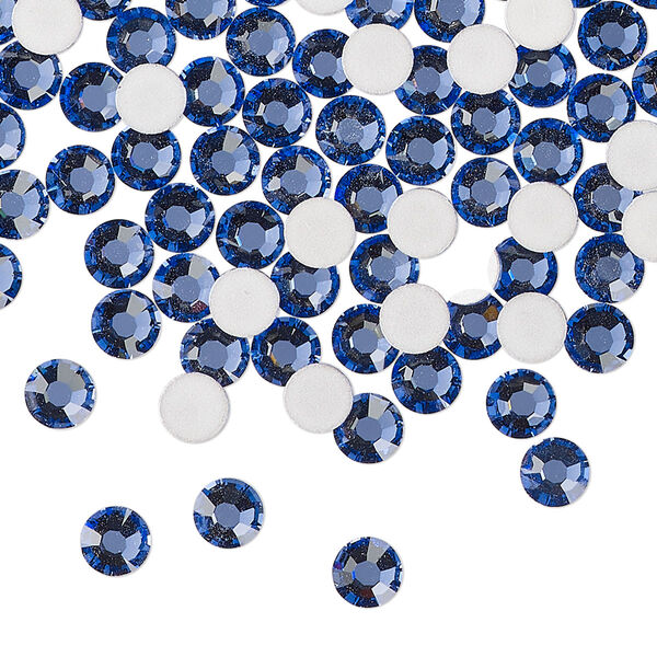 Flat back 1440pk blue violet foil back, Preciosa MAXIMA Czech crystal rhinestone 4.6-4.8mm chaton rose round SS20 image number 0