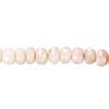 Bead 1pkg1 Peruvian pink opal, 7x4mm hand-cut faceted rondelle B+ grade, 15.5-16 inch natural shaded image number 1