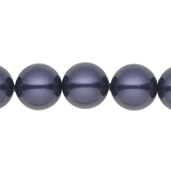 Pearl 10pk dark purple, Crystal Passions® 12mm round 5811 image number 0