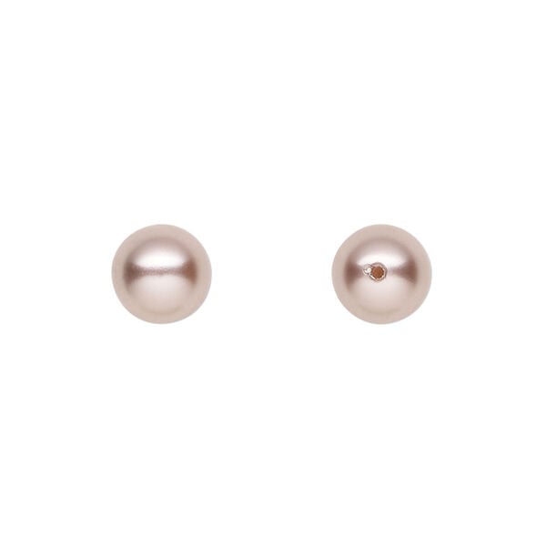 Pearl 1pkg250 vintage rose, Swarovski&reg;, 8mm half-drilled round 5818 image number 0