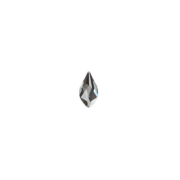 Flat back 12pk crystal silver night, Crystal Passions® 7.5x4mm flame 2205 image number 0