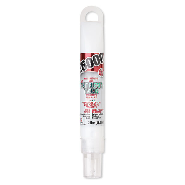 Adhesive, E6000® Extreme Tack™, pkg/2-fluid-ounce tube, clear. image number 0