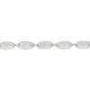 Chain, silver-plated "pewter" (zinc-based alloy), 4mm filigree. Sold per pkg of 5 feet. image number 0