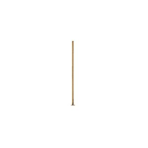 Head pin, antique gold-plated brass, 3/4 inch, 24 gauge. Sold per pkg of 100.