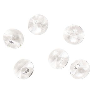 Drop 6pk crystal, Preciosa Czech crystal 10mm pendant rivoli