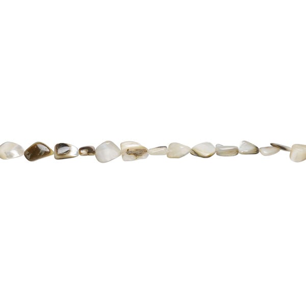 Black lip / gold lip / mother-of-pearl shell 1pkg1, nugget bead 15 inch medium to extra-large image number 1