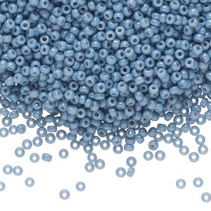 Seed bead, Miyuki, glass, pkg/250g, #11 rocaille, Duracoat® opaque outside dyed bayberry, (RR-4482).