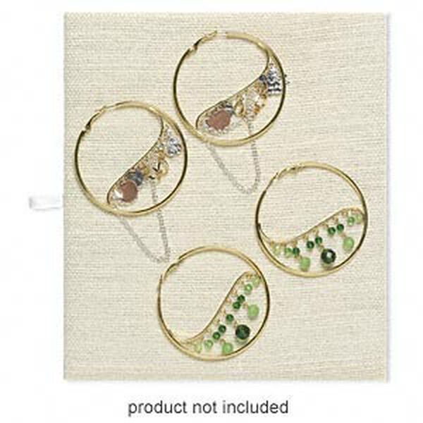 Display pad insert, hemp, natural, 7-3/4 x 6-3/4 inches. Sold individually. image number 0