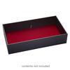 Display tray, paper and fiber board, black, 14-3/4 x 8-1/4 x 3 inches. Sold individually. image number 1