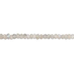 Labradorite 1pkg1, hand-cut faceted rondelle bead natural 12 inch 3x1mm-3x3mm