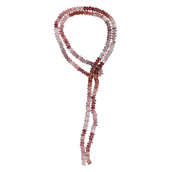Multi-spinel 1pkg1, hand-cut rondelle bead natural 14 inch 3x2mm-4x2mm image number 0