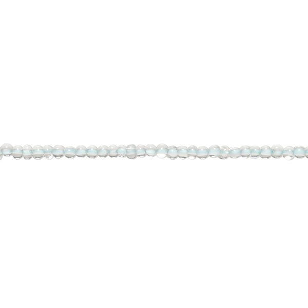 Goshenite 1pkg1, hand-cut uneven round bead, 13 inch 1-2mm image number 0