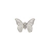 Bead 1pkg1 sterling silver, 17x13mm butterfly, antiqued JBB Findings image number 0