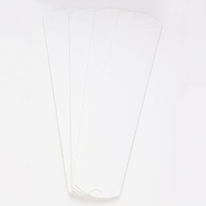 Gift box necklace pillow, paper, white, 8-3/4 x 2 x 1 inches. Sold per pkg of 8.