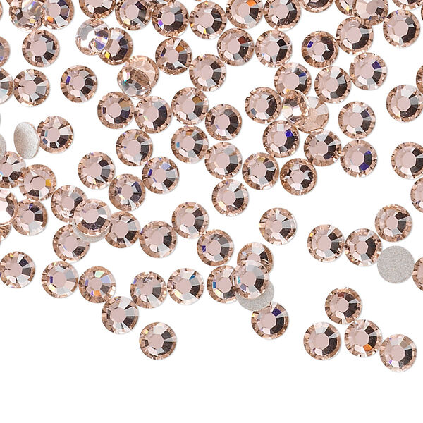 Flat back 1440pk vintage rose foil back, Swarovski® 3.8-4mm rose round SS16 2088 image number 0