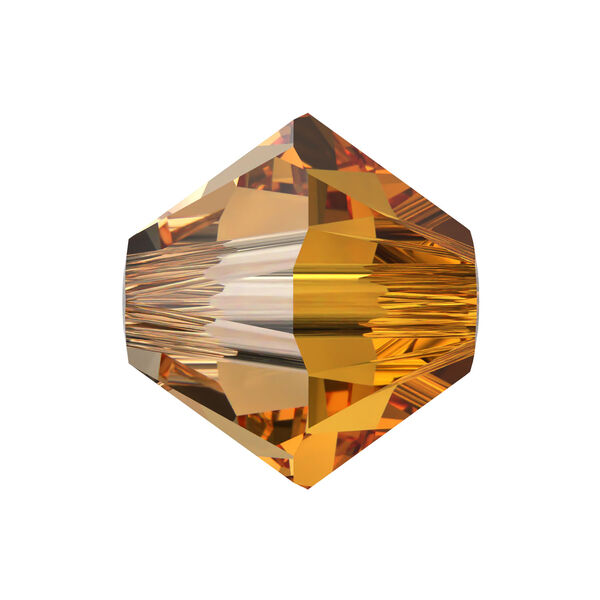 Bead 1pkg720 dark orange TCF™, Swarovski®, 5mm bicone 5328 image number 0