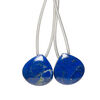 Lapis lazuli 1pkg2, hand-cut top-drilled puffed teardrop bead natural B grade, 14x14mm image number 0