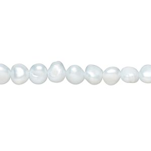 Freshwater pearl 1pkg1, flat-sided potato, 15 inch sea spray 5-6mm cultured