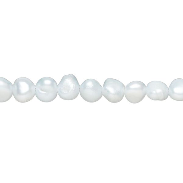Freshwater pearl 1pkg1, flat-sided potato, 15 inch sea spray 5-6mm cultured image number 0