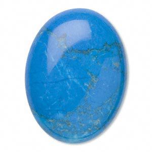 Howlite 1pkg1, calibrated oval cab 40x30mm