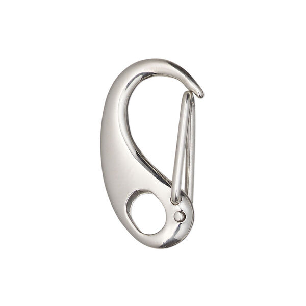 Clasp self-closing clip 1pkg1 sterling silver 27.5x14.5mm triggerless image number 0