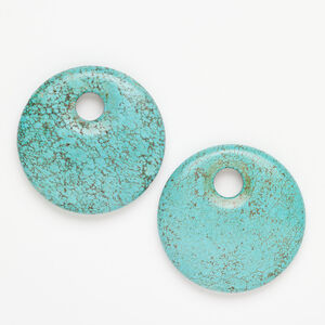 Magnesite 1pkg1, go-go focal 55mm turquoise blue & brown